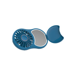 MUITOMAS- Ventolina con specchio e luce led blu ottanio
