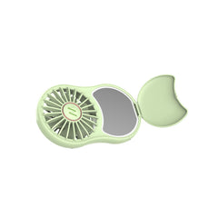 MUITOMAS- Ventolina con Specchio e luce Led verde salvia