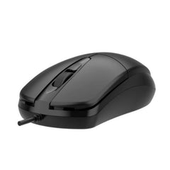 NILOX TECH - Mouse ottico, connessione USB-A, 1200DPI, 3 tasti, lunghezza cavo 1.5 mt