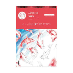 DEBUTTO - SCHIZZO SPIRALE 70 FG. 120 GR. - CM.21X29,7 (A4+)