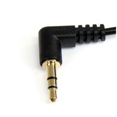 Cavo audio angolato 3,5 mm slim 30cm M/M