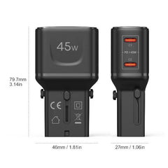 MULTIPLUGSL45W - 45W Multiplug Slim Travel Charger