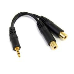 Splitter stereo 15 cm - 3,5mm M a 2x F