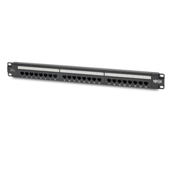 Tripplite pannello patch Cat6 a 24 porte - conforme a PoE+, 110/Krone, 568A/B, RJ45 Ethernet, montaggio a rack 1U, TAA - N252-P24
