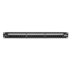 Tripplite pannello patch Cat6 a 24 porte - conforme a PoE+, 110/Krone, 568A/B, RJ45 Ethernet, montaggio a rack 1U, TAA - N252-P24