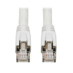 Tripplite cavo Ethernet S/FTP schermato certificato Cat8 25G/40G (RJ45 M/M), PoE, bianco, 0,91 m - N272-003-WH