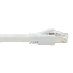 Tripplite cavo Ethernet S/FTP schermato certificato Cat8 25G/40G (RJ45 M/M), PoE, bianco, 0,91 m - N272-003-WH
