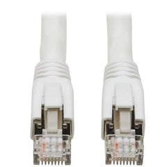 Tripplite cavo Ethernet S/FTP schermato certificato Cat8 25G/40G (RJ45 M/M), PoE, bianco, 1,83 m - N272-006-WH