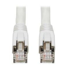 Tripplite cavo Ethernet S/FTP schermato certificato Cat8 25G/40G (RJ45 M/M), PoE, bianco, 3,05 m - N272-010-WH