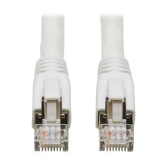Tripplite cavo Ethernet S/FTP schermato certificato Cat8 25G/40G (RJ45 M/M), PoE, bianco, 7,62 m - N272-025-WH