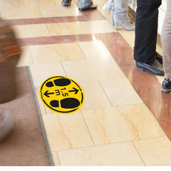 ADESIVO PER PAVIMENTI - MANTENERE LA DISTANZA