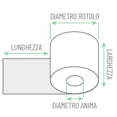 CF10X5 ROTOLO CASSA OMOLOGATO 57MM X 80MT