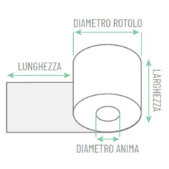 ROTOLO CASSA OMOLOGATO 79mm x 40mt