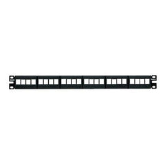 PANNELLO 1U PER 24 RJ45U NETKEY NERO