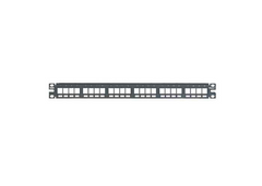 PANNELLO 1U PER 24 RJ45U NETKEY NERO