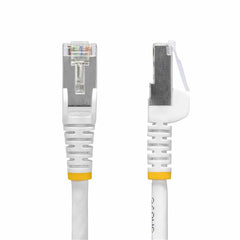 Cavo Ethernet CAT8 bianco da 3m, RJ45 Snagless, 25G/40G, 2000MHz, 100W PoE++, S/FTP, cavo lan in rame puro 26AWG, LSZH, cavo patch di rete schermato con rilievi di trazione, testat