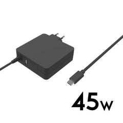 NILOX TECH - Caricabatteria da rete con Power Delivery, potenza massima 45 Watt, ultra sottile, porta USB-A, lunghezza cavo 1.8 mt