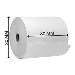 NILOX TECH - Rotoli di carta Stampate Termica, confezione da 48 pezzi, misura 80x80