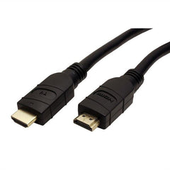 NILOX TECH - Cavo con connettore HDMI maschio a HDMI maschio, lunghezza cavo 25 mt, capacità 3D, trasmettitore audio è incluso, risoluzione 4K