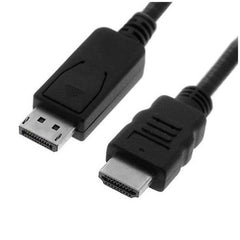 NILOX TECH - Cavo con connettore Display Port 20 pin a connettore HDMI, maschio a maschio, lunghezza cavo 1 mt