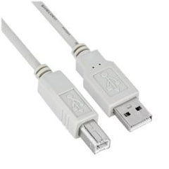NILOX TECH - Cavo con connettore USB-A 2.0 a connettore USB-B 2.0, maschio a maschio, lunghezza cavo 1.8 mt, schermato, velocità max trasferimento: 480 Mbit/s