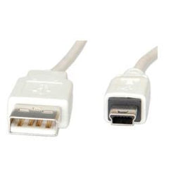 NILOX TECH - Cavo con connettore USB-A a connettore Mini USB-B, maschio a maschio, lunghezza cavo 1.8 mt, schermato, velocità di trasferimento dati fino a 480 Mbps, conforme a USB