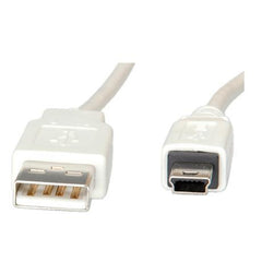 NILOX TECH - Cavo con connettore USB-A a connettore Mini USB-B, maschio a maschio, lunghezza cavo 1.8 mt, schermato, velocità di trasferimento dati fino a 480 Mbps, conforme a USB