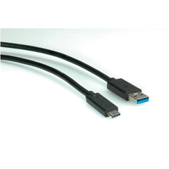 NILOX TECH - Cavo con connettore USB-A 3.1 a connettore USB-C, maschio a maschio, lunghezza cavo 1 mt, supporta HDCP, trasferimento diretto di file o video 4K/ 30p