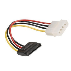 NILOX TECH - Cavo alimentazione con connettore SATA 15pin M to 5.25" 4pin  M 0.15m, lunghezza cavo 15 cm