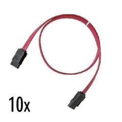 NILOX TECH - Cavo di collegamento con connettore SATA 150, lunghezza cavo 0.5 mt , confezione da10 pezzi, 7pin a 7pin