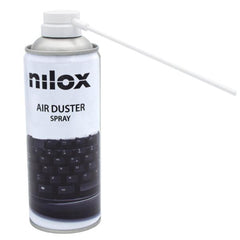 NILOX TECH - Bomboletta Aria Compressa ideale per rimuovere polvere, non lascia residui o tracce, fornito di cannuccia per indirizzare aria