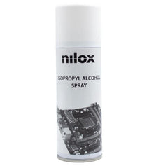 NILOX TECH - Bomboletta spray Alcool Isopropilico, rimuove olio, grasso e molto altro, evapora velocemente senza lasciare aloni e traccia