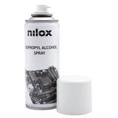 NILOX TECH - Bomboletta spray Alcool Isopropilico, rimuove olio, grasso e molto altro, evapora velocemente senza lasciare aloni e traccia