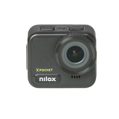 NILOX - Action Cam XPOCKET, qualità 4K ultra nitida, impermeabile fino a 21 metri senza custodia, Wi-Fi integrato, display LCD da 2.1", Autonomia e memoria espandibile