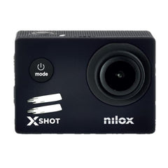 NILOX - Action Cam NXACXSHOT, risoluzione video HD, display LCD da 2", accessori inclusi nella confezione, stabilizzatore automatico