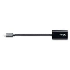 NILOX TECH - Adattatore con connettore USB-C 3.2 a connettore RJ45, maschio a femmina, supporta USB-C 3.1 e USB- 3.2 Gen 1, supporta 10/100/1000 Mbit/s