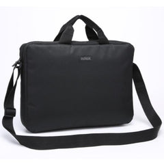 NILOX TECH - Borsa per Notebook/Laptop 15.6", imbottita, manico e tracolla, tasca esterna