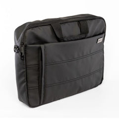 NILOX TECH - Borsa per Notebook/Laptop 15.6", 3 ampi scomparti, cerniera rinforzata, manico e tracolla, nastro per trolley