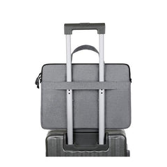 NILOX TECH - Borsa per Notebook/Laptop 15.6", slim, 2 ampi scomparti, manico e tracolla, cerniera rinforzata