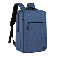 NILOX TECH - Zaino per Notebook/Laptop 15.6", 3 ampi scomparti, spallacci imbottiti e regolabili, aggancio trolley, materiali impermeabili