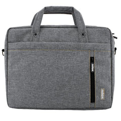 NILOX TECH - Borsa per Notebook/Laptop 15.6", 4 ampi scomparti, aggancio trolley, manico e tracolla, tasche aggiuntive