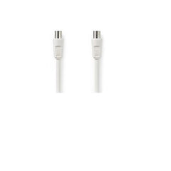 NILOX TECH - Cavo antenna coassiale con connettore RCA a connettore RCA, maschio a femmina W, lunghezza cavo 10 mt