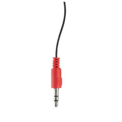 NILOX TECH - Cuffia con connettore 2x jack 3.5mm, microfono regolabile, controllo del volume sul cavo, lunghezza cavo 1.8 mt, archetto regolabile