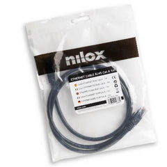 NILOX TECH - Cavo di rete S/FTP Ethernet RJ45 CAT. 6, lunghezza cavo 1 mt, protezione dalle interferenze, materiale rame