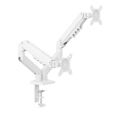 NILOX TECH - Supporto a doppio braccio per monitor da 15” a 32”