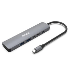 NILOX TECH - Docking USB-C slim 6in1