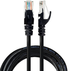 NILOX TECH - Cavo di rete Ethernet RJ45 CAT 5E, maschio a maschio, lunghezza cavo 3 mt, guaina PVC flessibile e resistente