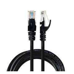 NILOX TECH - Cavo di rete Ethernet RJ45 UTP CAT 6, lunghezza cavo 1 mt, materiale CCA (lega di Alluminio/Rame), maschio a maschio, flessibile e durevole
