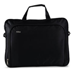 NILOX TECH - Borsa per Notebook/Laptop fino a 16", interni rinforzati, 2 ampi scomparti, tasca esterna, manico e tracolla