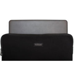 NILOX TECH - Custodia sleeve per Laptop fino a 15.6", cerniera in metallo, interni anti graffio, interni rinforzati